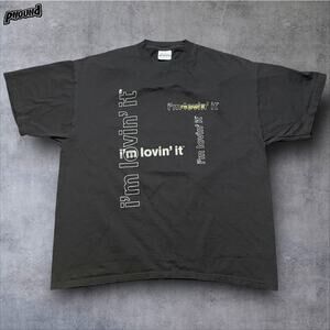 Vintage McDonald's Shirt Mens XL I'm Lovin' It Makin It Happen Crew Tee 2000s